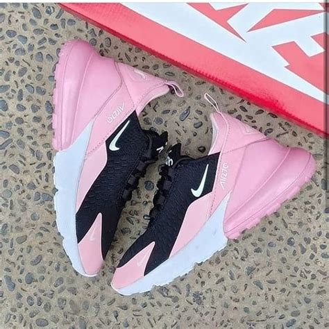 air max nike 27c mädchen pink schwarz weis|kids Nike Air Max 270.